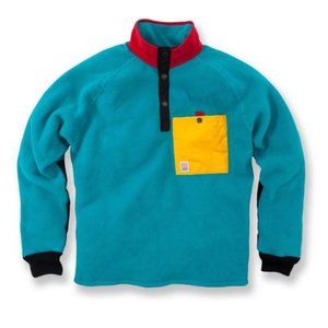 Topo Designs Mountain Fleece Pullover, size Small